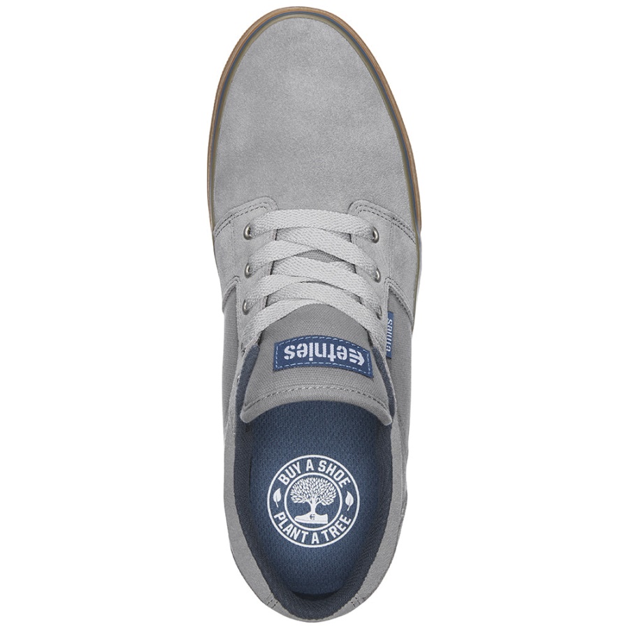 Etnies Barge Ls Cinza/azul/goma