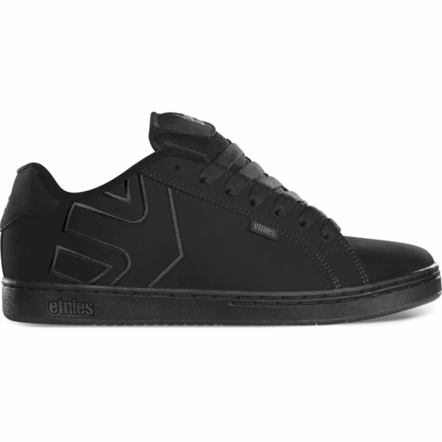 Etnies Fader Preto Lavagem Suja