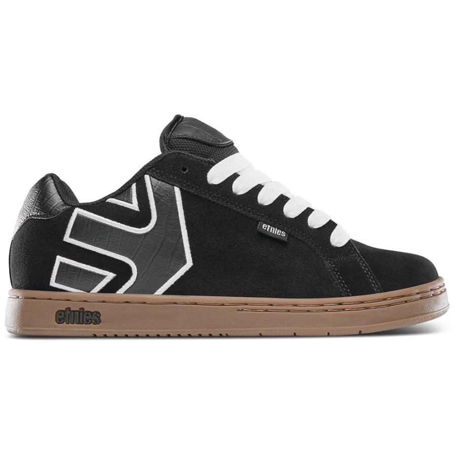 Etnies Fader Preto/branco/goma