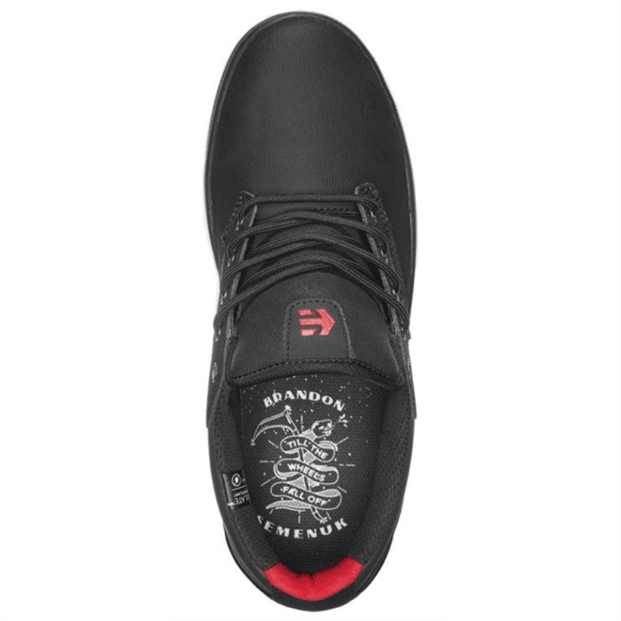 Etnies Jameson Mid Crank Preto/cinza Escuro/vermelho