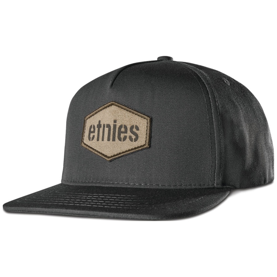 Chapéu Snapback Preto Etnies Millwood