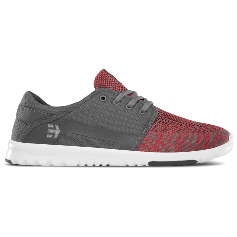 Etnies Scout Yb Cinza Escuro/vermelho