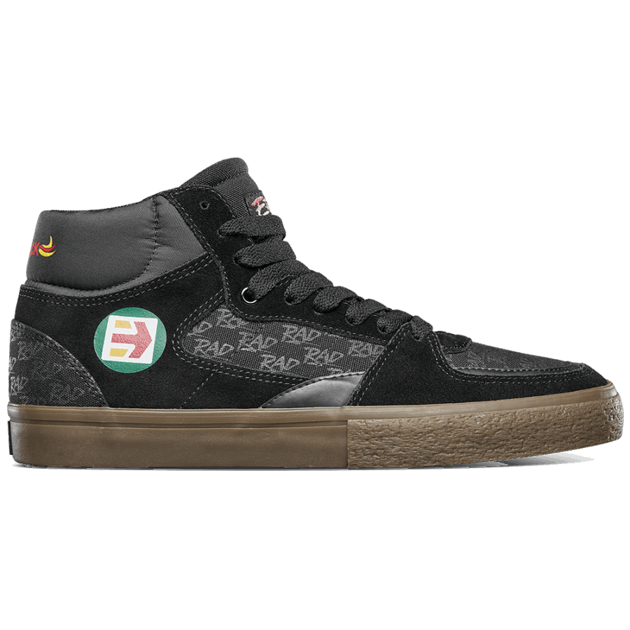 Etnies Parafuso Vulc Mid X Rad Preto/goma