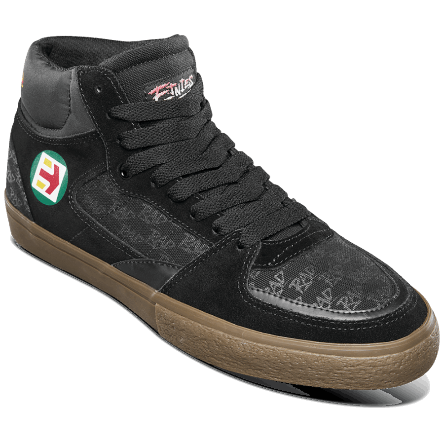 Etnies Parafuso Vulc Mid X Rad Preto/goma