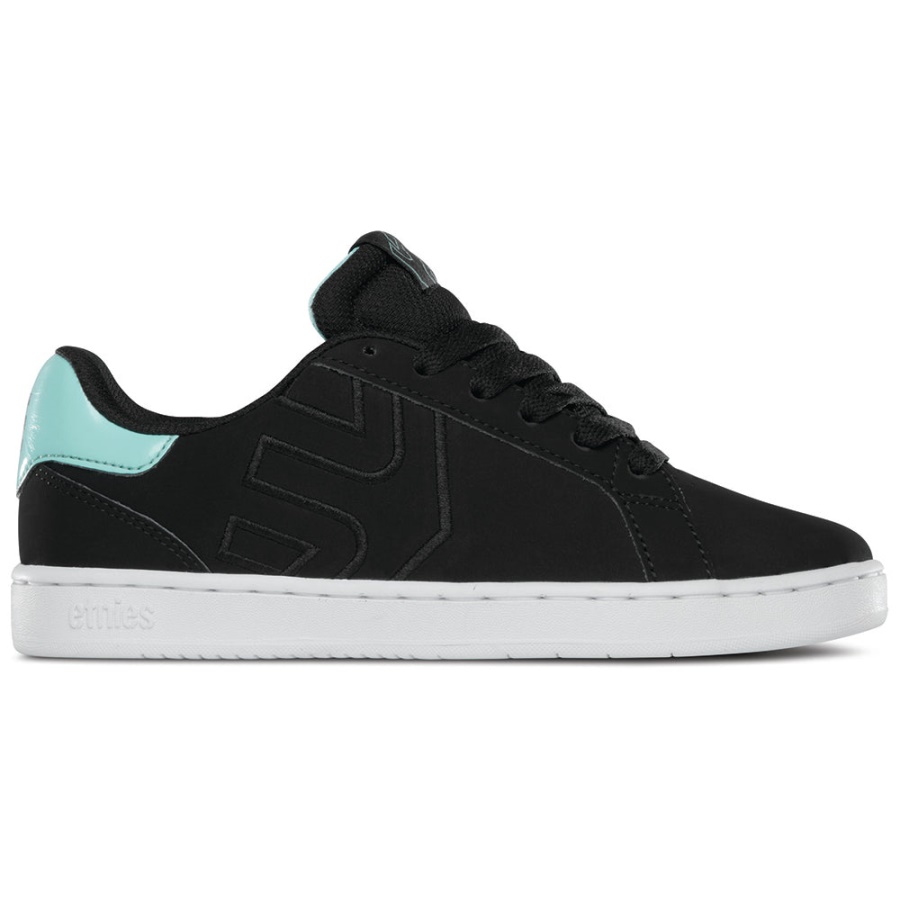 Fader Feminino Etnies Ls Preto/azul Claro